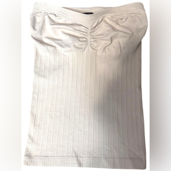 Bebe- Y2K BEBE Bandeau Stretchy Tube Top Undershirt Nude/Tan Size Small Women’s - Picture 12 of 14